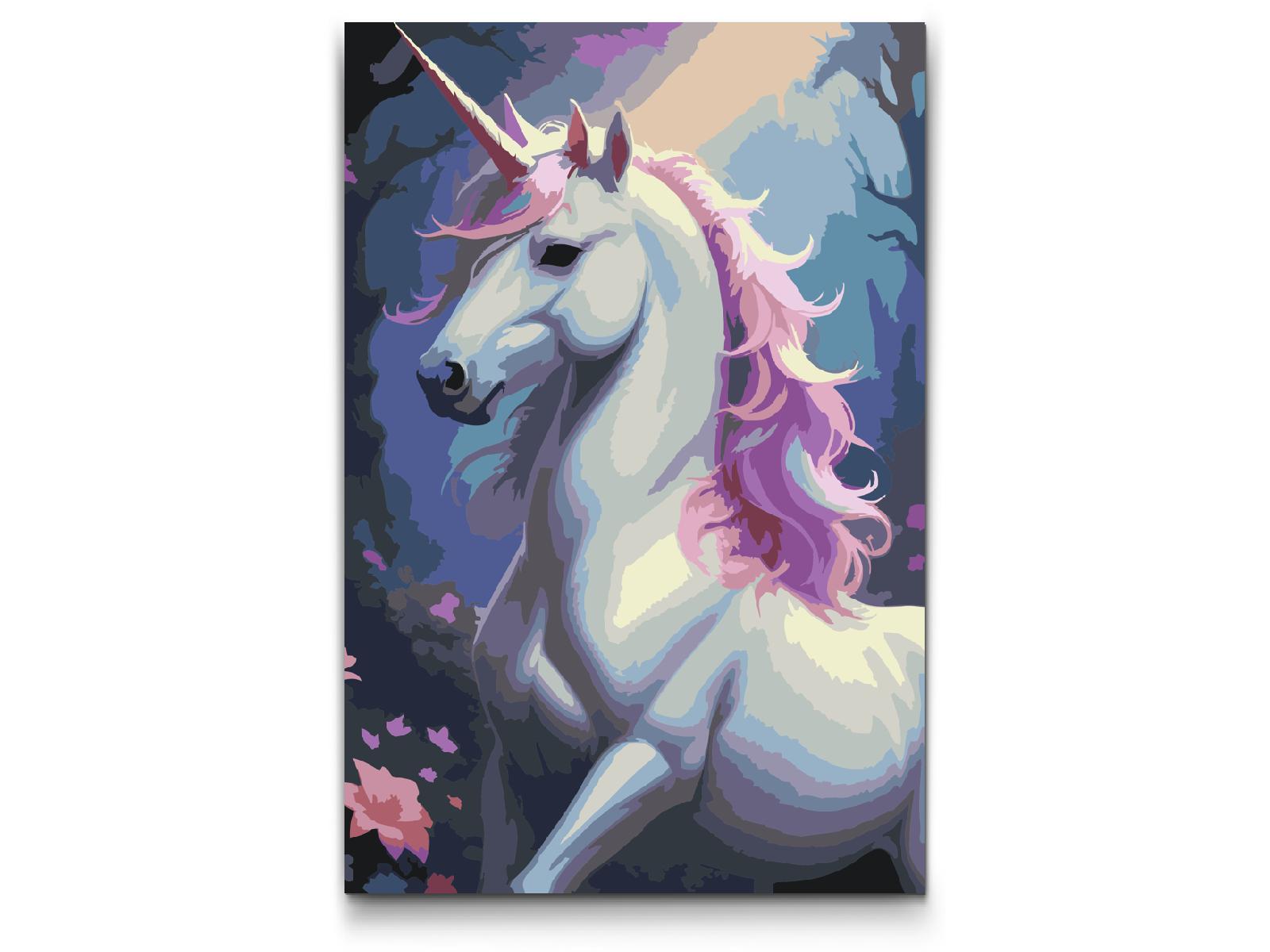 Painting by Numbers - Unicorn from the enchanted forest